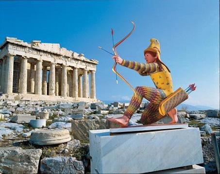 Les chefs-d'œuvre de la Grèce antique étaient peints de couleurs éclatantes