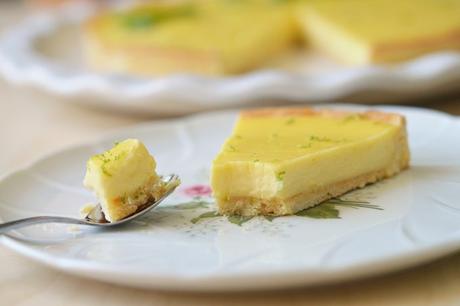 Tarte citron vert basilic sans gluten tarte Jaques Genin fou de patisserie
