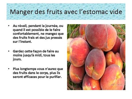 Divers - Manger dans un estomac vide