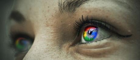 Google représente-t-il un risque pour notre liberté culturelle ? Œil, Google, Détail, Macro, Face, Structure, Internet