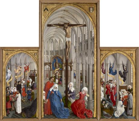 Van der Weyden 1445-50 Seven_Sacraments Altarpiece Royal Museum of Fine Arts Antwerp