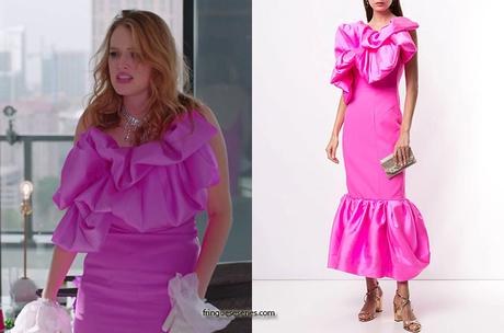 DYNASTY : Kirby’s fuchsia-pink dress in S3E20