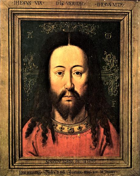 van eyck (copie) salvator mundi Groeningemuseum Bruges