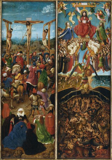 Jan_van_Eyck 1430 ca Diptyque de la Crucifixion et du Jugement dernier MET
