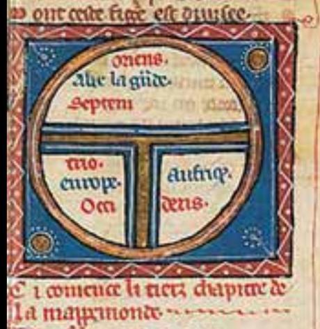 Gossuin de Metz, L'Image du monde Copie du XIIIe siecle BNF Manuscrits Fr 1607 fol 43