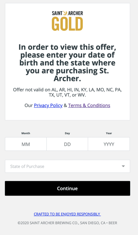 Bière artisanale – Pack de 6 bières Saint Archer gratuites ou 50% de réduction avec remise (Paypal)
– Bière blonde Bière artisanale – Pack de 6 bières Saint Archer gratuites ou 50% de réduction avec remise (Paypal)
– Bière blonde