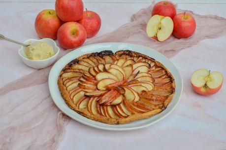 Tarte fine aux pommes Pink Lady