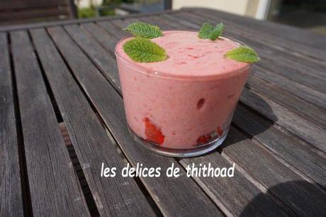 mousse de fraises mousse de fraises