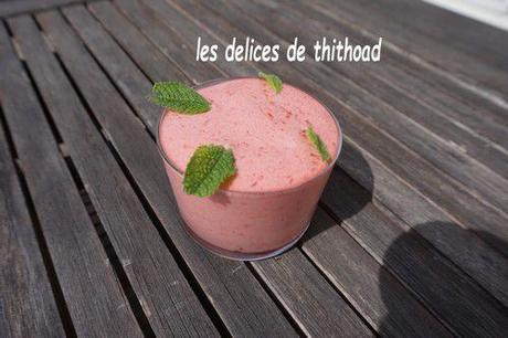 mousse de fraises mousse de fraises