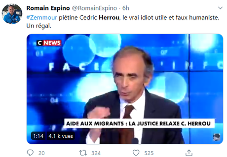 le principe de fraternité, à l’extrême-droite, forcément, ça dérange… 😂 (Poke #CedricHerrou) #NOHaters le principe de fraternité, à l’extrême-droite, forcément, ça dérange… 😂 (Poke #CedricHerrou) #NOHaters