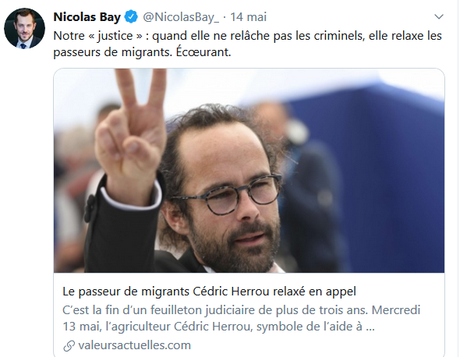 le principe de fraternité, à l’extrême-droite, forcément, ça dérange… 😂 (Poke #CedricHerrou) #NOHaters le principe de fraternité, à l’extrême-droite, forcément, ça dérange… 😂 (Poke #CedricHerrou) #NOHaters