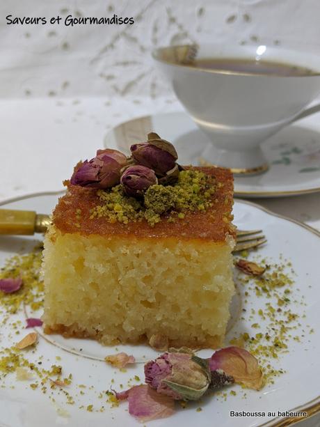 Basboussa au babeurre ou lben.