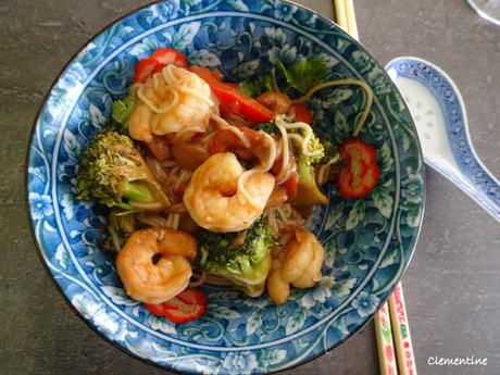 Pad See Ew aux crevettes et arachides d'Antoine Sicotte Pad See Ew aux crevettes et arachides d'Antoine Sicotte