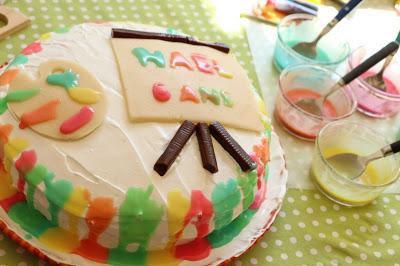 Gateau D Anniversaire Peinture A Decouvrir Gateau D Anniversaire Peinture A Decouvrir
