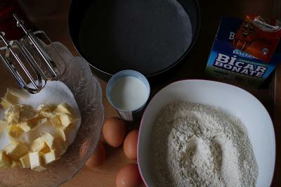 Gâteau d'anniversaire peinture