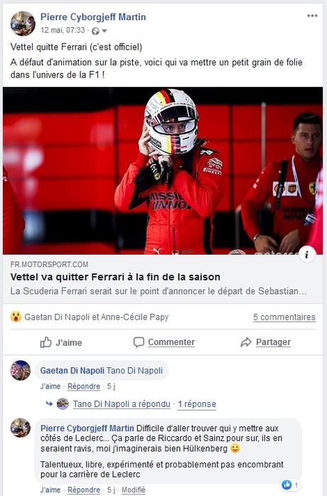 “Ciao Seb ?” ou la partie d’échec pour la saison 2021 de Formule 1