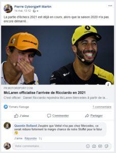 Daniel Ricciardo a le sourire !