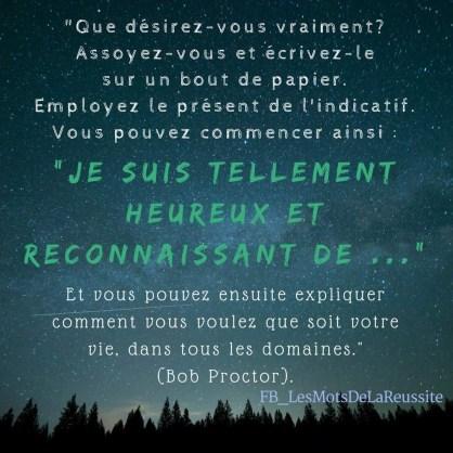 Que désirez-vous vraiment ?