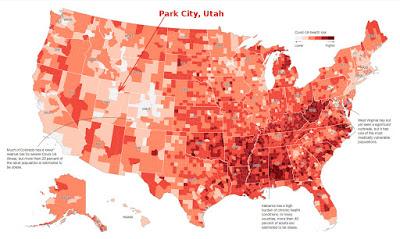Carte des risques d'hospitalisation « Covid » aux États-Unis ...