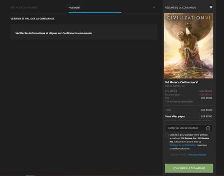 Sid Meier’s Civilization VI gratuit sur Epic Games Sid Meier’s Civilization VI gratuit sur Epic Games