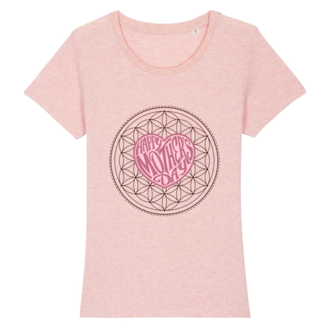 T-Shirt Fleur de vie rose