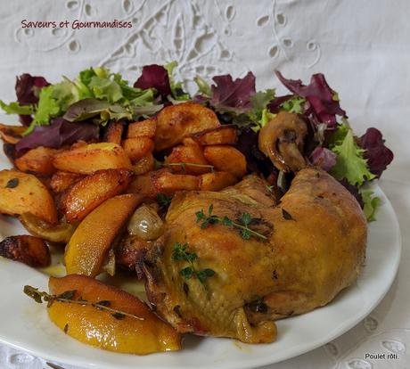 Poulet rôti à l’Ail et au Citron.