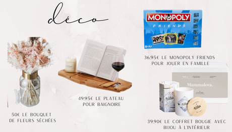 SÉLECTION CADEAUX DE FÊTE DES MÈRES À MOINS DE 50€