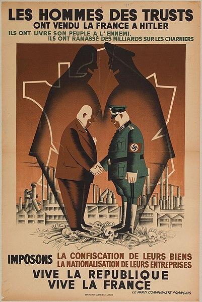 27/05/2020 – COUP D’ŒIL DANS LE RÉTROVISEUR…Une affiche rétro par jour – Aujourd’hui – 1945  (Cliquer pour voir la suite…)