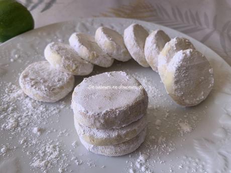 Biscuits fondants au citron vert de Martha Stewart