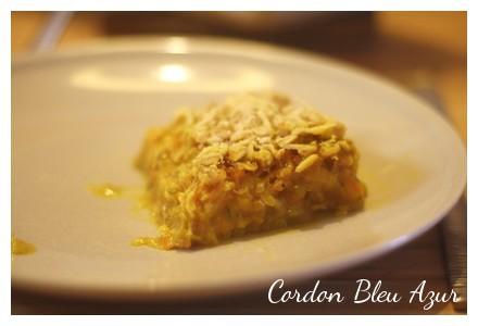 Crumble à l’huile d’olive poireaux carottes et saumon Crumble à l’huile d’olive poireaux carottes et saumon