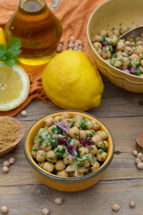 Balilah (salade de pois chiches) du chef Ottolenghi