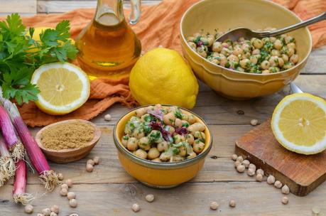 Balilah (salade de pois chiches) du chef Ottolenghi