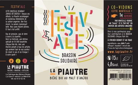 Info bière – La Piautre lance une bière solidaire pour soutenir les artistes angersais

 – Bière