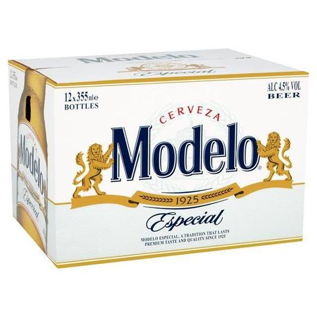 Bière artisanale – Bouteilles de bière Modelo Especial Mexican Lager 12x355ml 12,00 € chez Sainsbury’s
 – Houblon