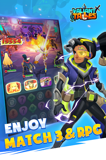 Télécharger Gratuit Valiant Tales: Puzzle RPG APK MOD (Astuce) Télécharger Gratuit Valiant Tales: Puzzle RPG APK MOD (Astuce) 2