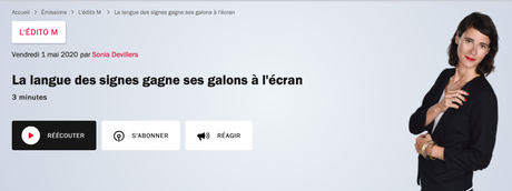 Les interprètes en langue des signes à la une des médias