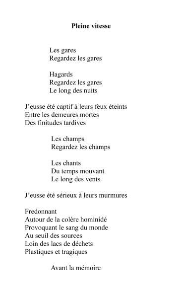Clément DUGAST, extraits de « derrière la dernière étoile »