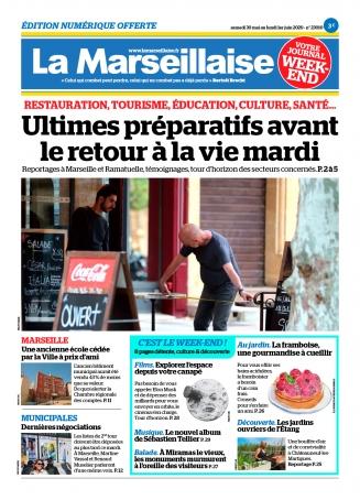 01/06/2020 – La UNE et l’ÉDITO de LA MARSEILLAISE… (Cliquer pour voir la suite)