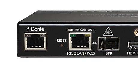 Lightware Vinx : un encodeur HDMI sur IP avec extracteur audio vers Dante/AES67