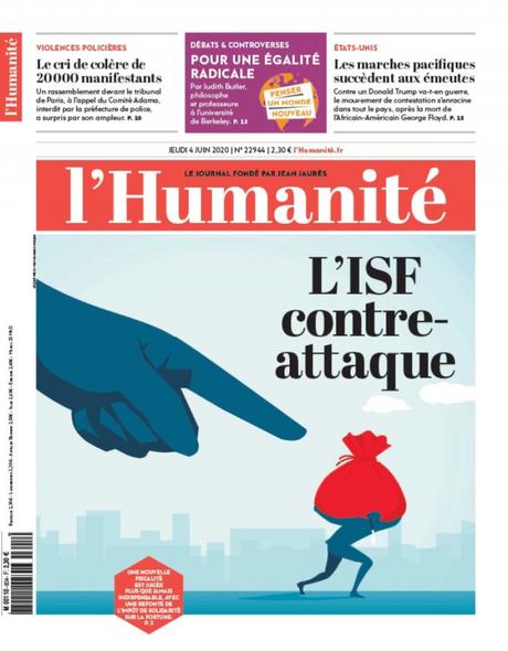 04/06/2020 – UNE et ÉDITO de L’HUMANITÉ et LA MARSEILLAISE…(Cliquer pour voir la suite)