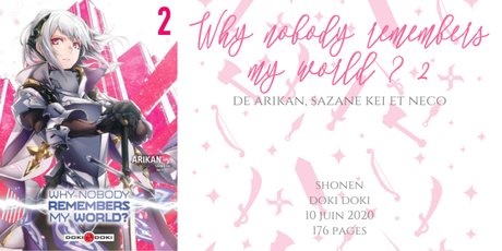 Why nobody remembers my world ? #2 • Arikan, Kei Sazane et Neco