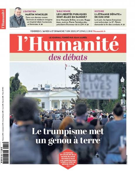 05/06/2020 – UNE et ÉDITO de L’HUMANITÉ…(Cliquer pour voir la suite)