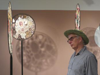 ICF Visite de l'exposition de Claude Cauquil