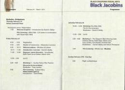 Les Jacobins noirs, le programme Les Jacobins noirs , Barbade et Martinique 2011