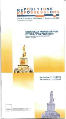 Congrès international 2003 Congrès international 2003, programme de Barbade