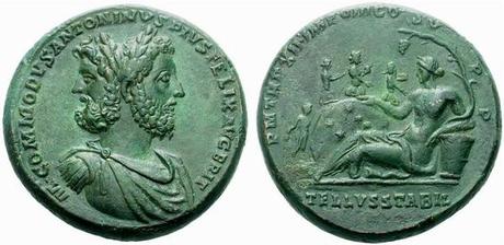 Medaillon de Commode en Janus 177 - 193