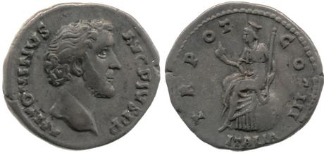 Italie 140-44 Denier Antoninus Pius Bristish Museum
