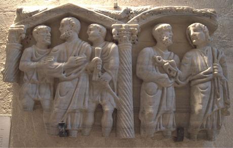 Fragment de sarcophage 370-400 Musee Lapidaire Avignon