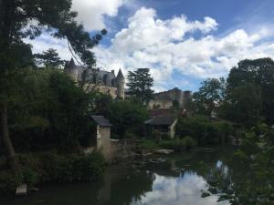 Montrésor – La Halles des cardeux- le château et le village