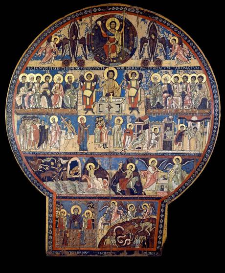 3 Dieu sur le Globe : haut moyen âge Tavola del Giudizio Universale da San Gregorio Nazianzieno, 1061-1071 Pinacoteca Vaticana